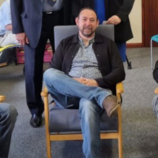 Photo of Adrian on the Training Program